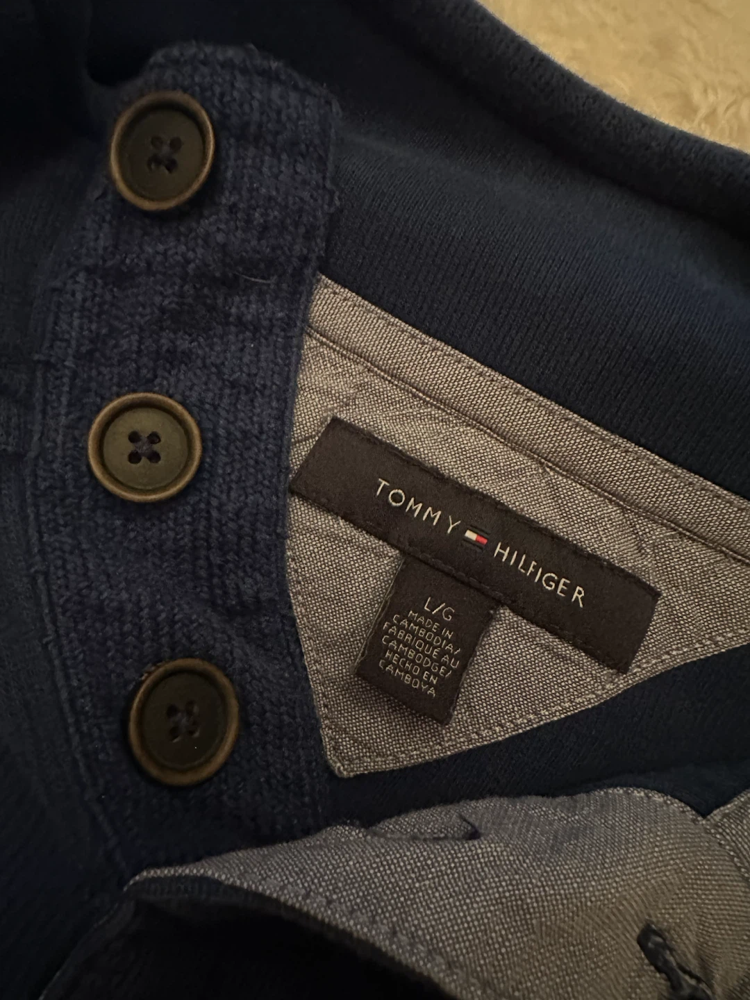 Tommy Hilfiger Snap Neck Pullover L/G - photo 3