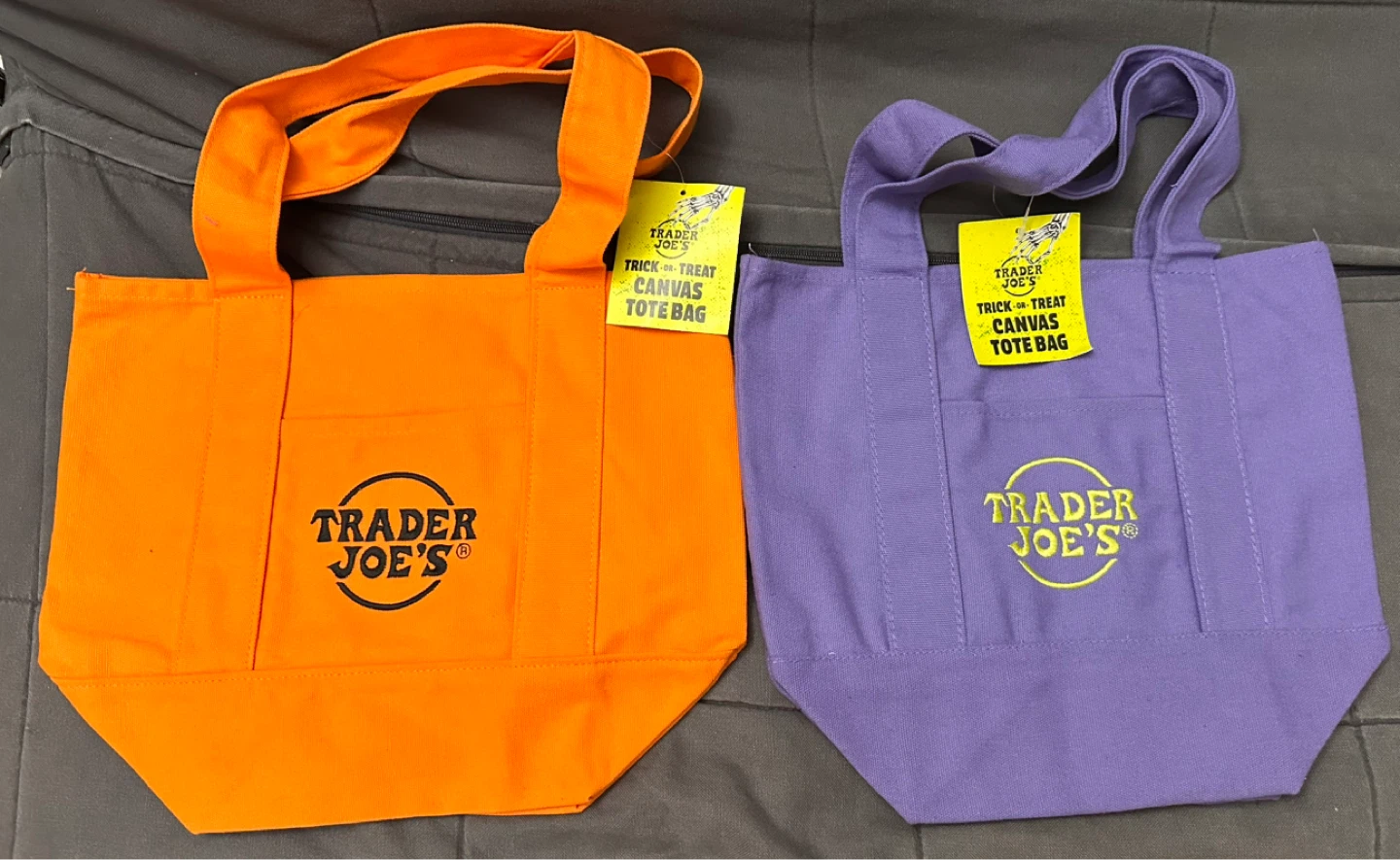 Trader Joe's Trick-or-Treat Canvas Tote Bags (2-Pack)