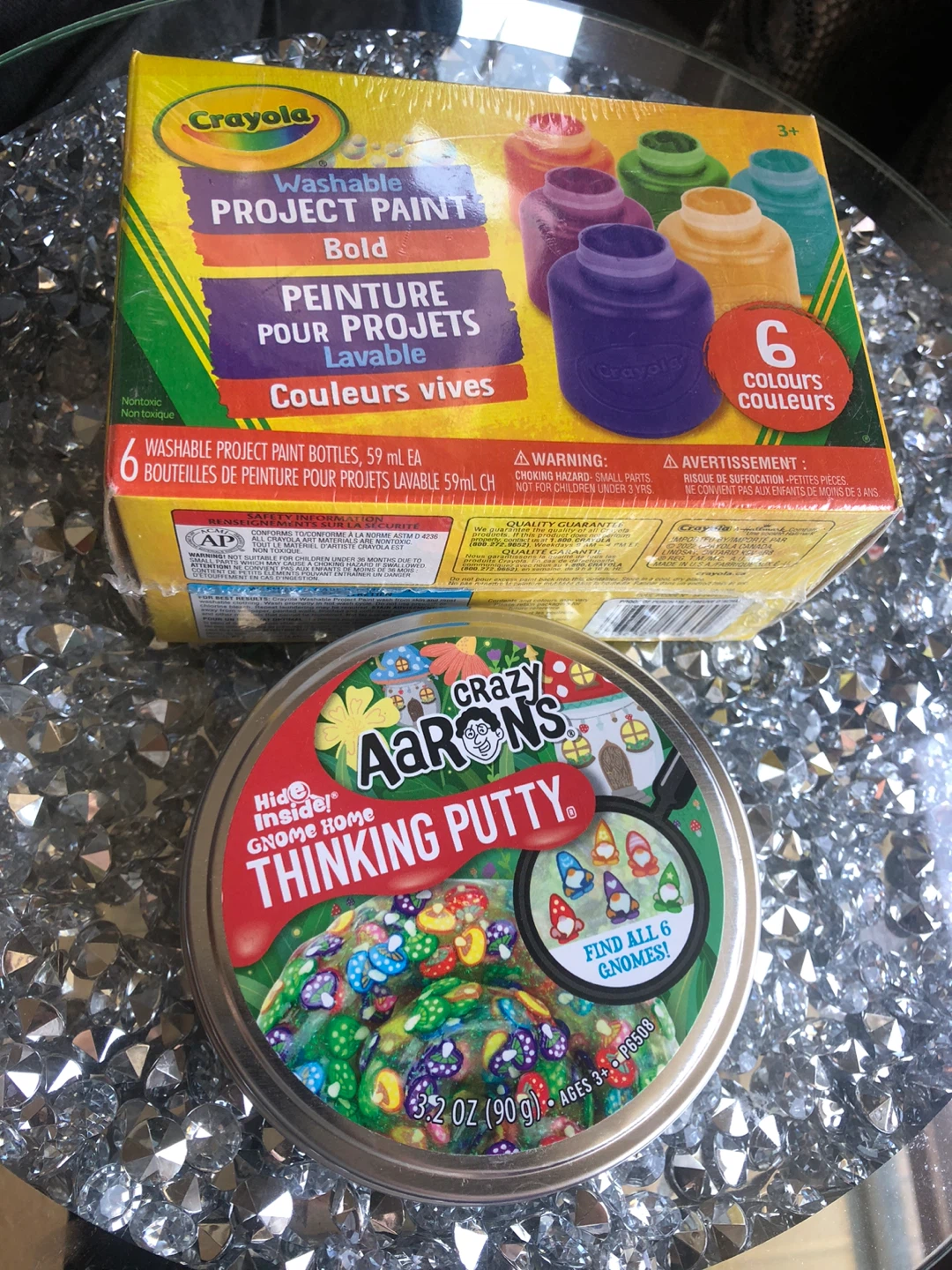 NEW Crazy Aaron's Thinking Putty - Gnome Home & Crayola Paint