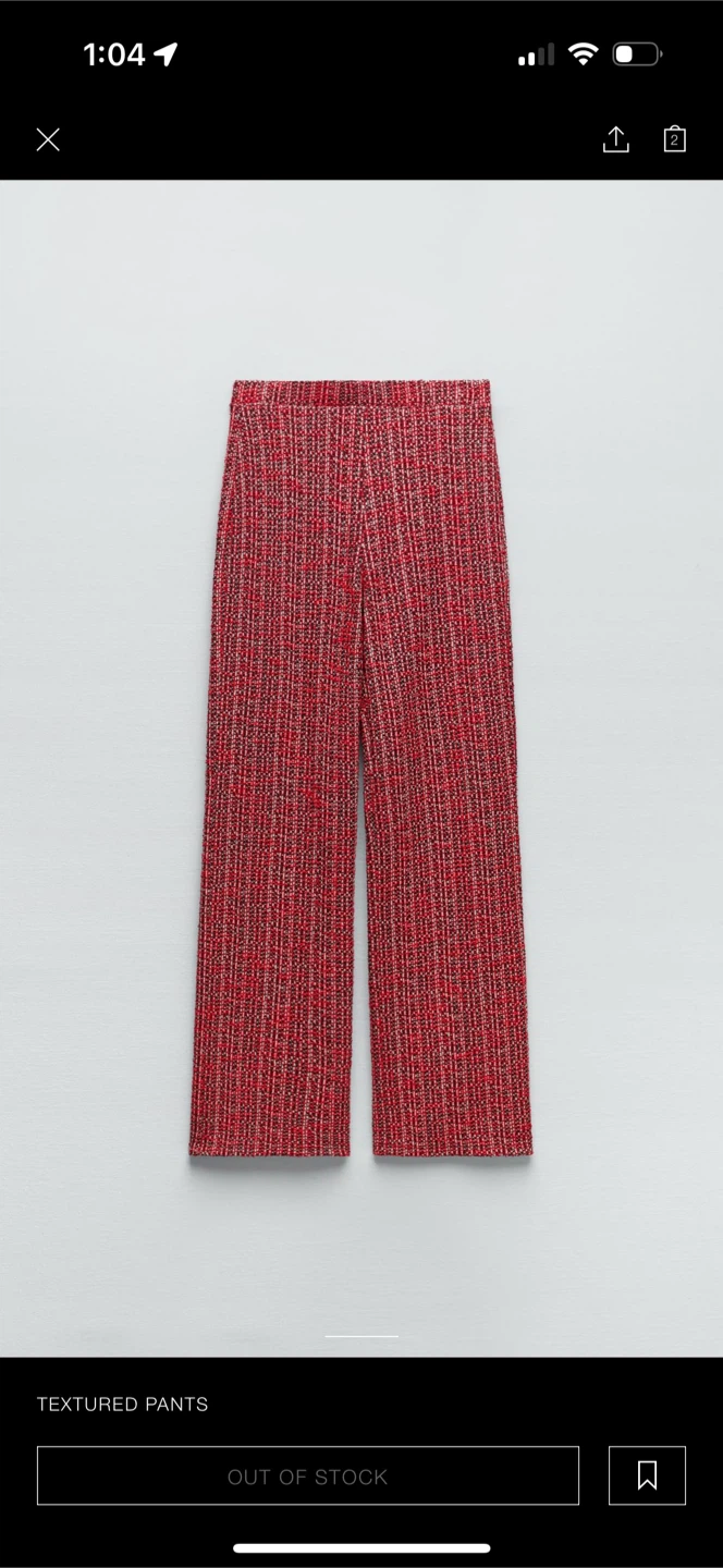 Zara Textured Corset Top and Pants Set