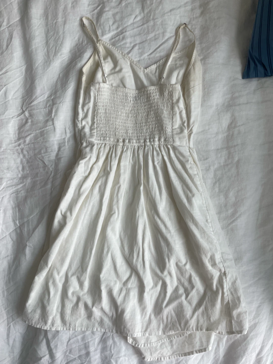 White Smocked Sundress - photo 2