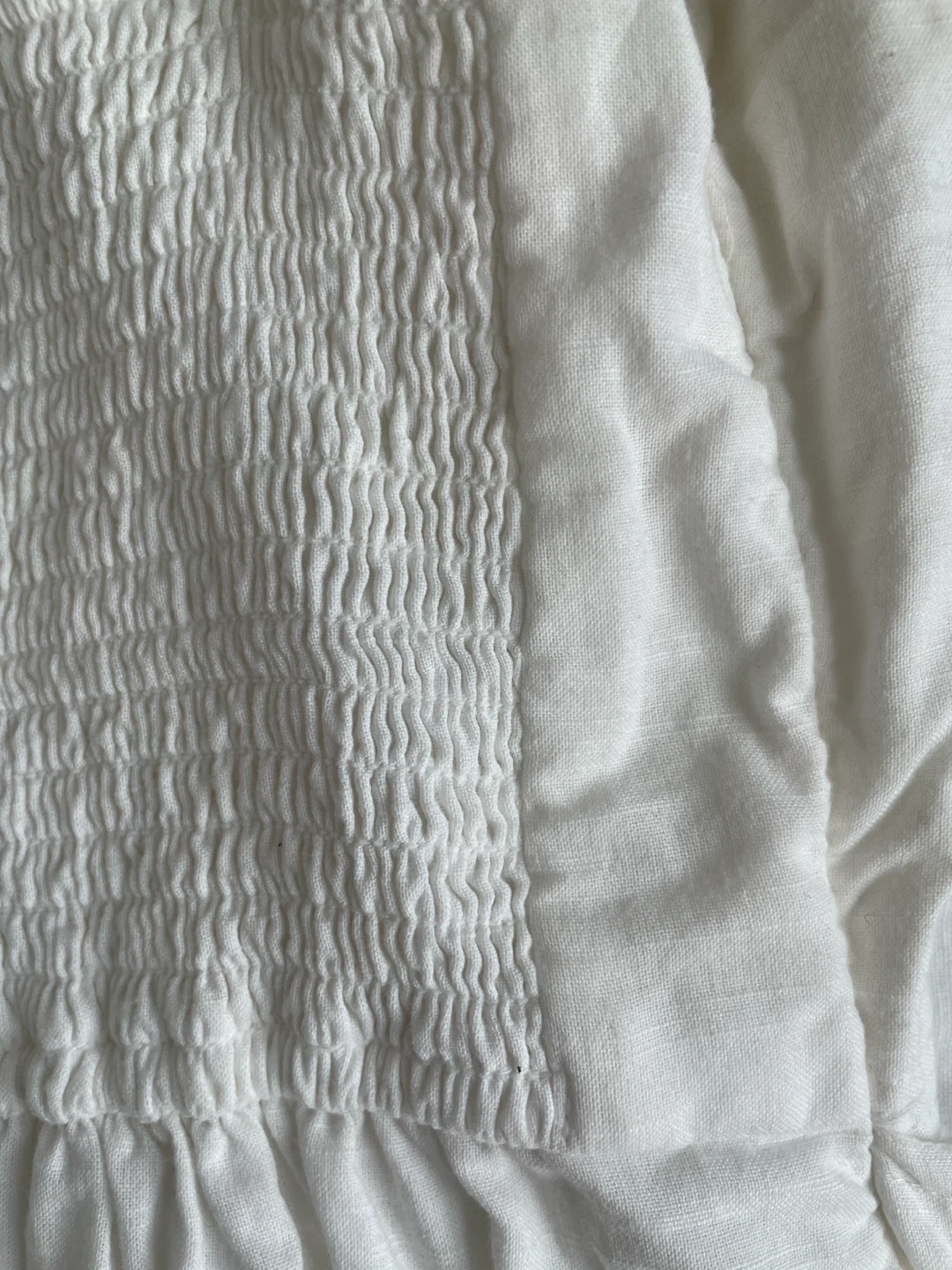 White Smocked Sundress - photo 3