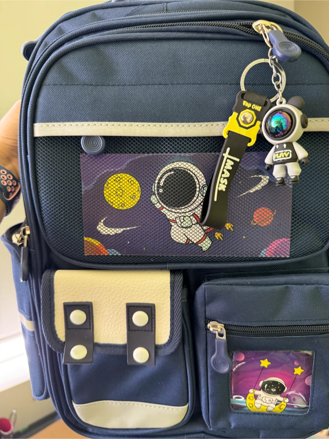 Kids' School Backpack with Astronaut Design - photo 2