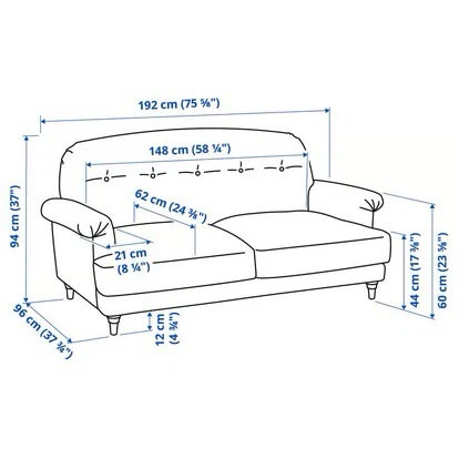 IKEA ESSEBODA Sofa (Like New) - photo 2
