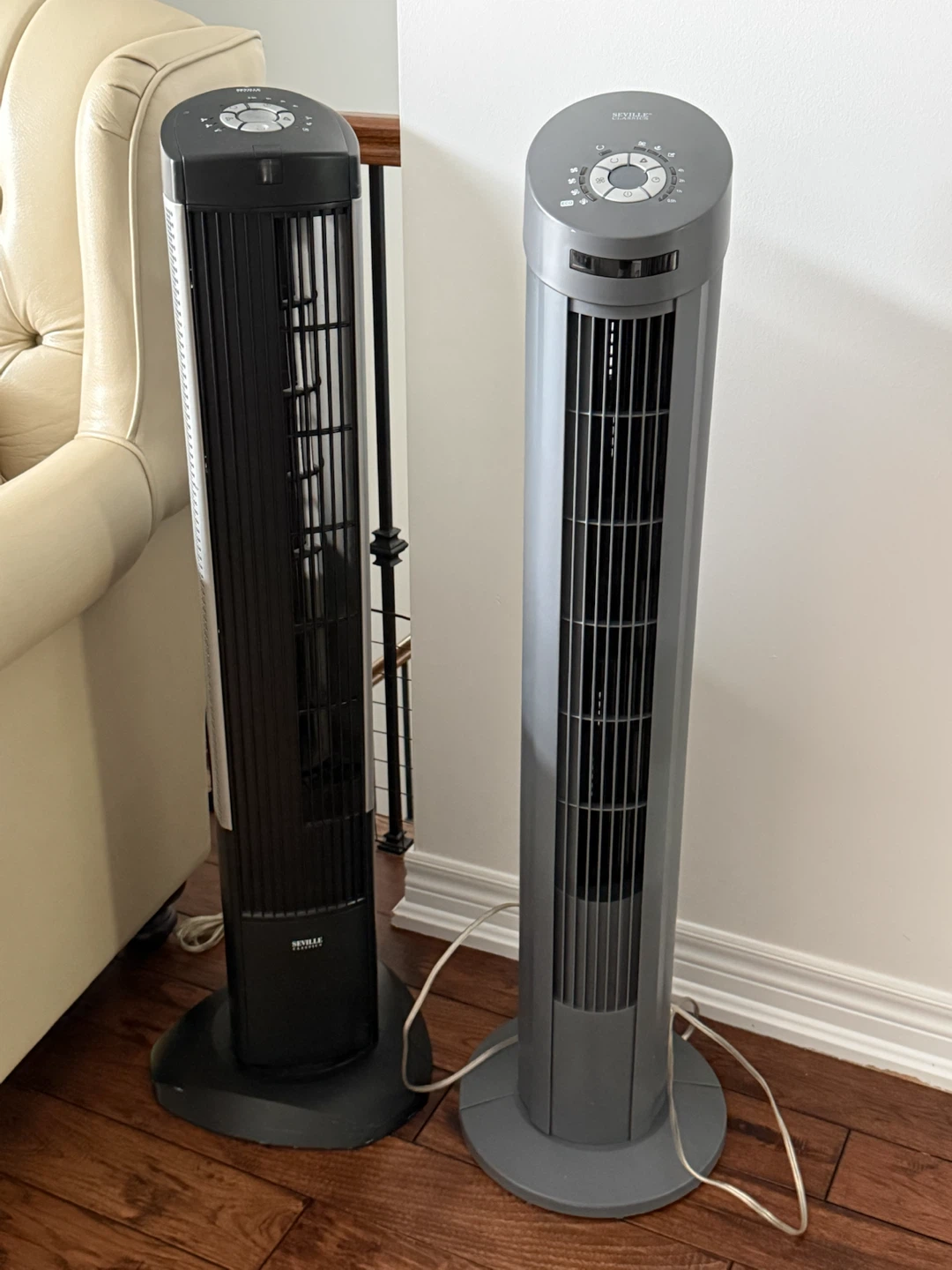 Seville Classics Tower Fans - Black & Grey each $25