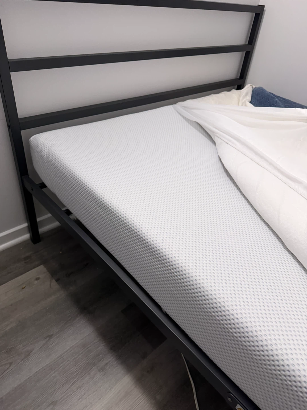 Full Size Bed Frame and Mattress - photo 2
