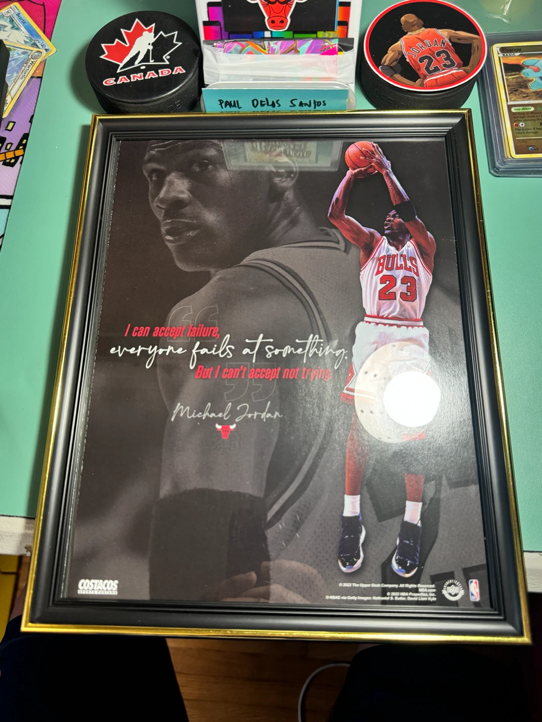 Michael Jordan Framed Motivational Quote Print - photo 2