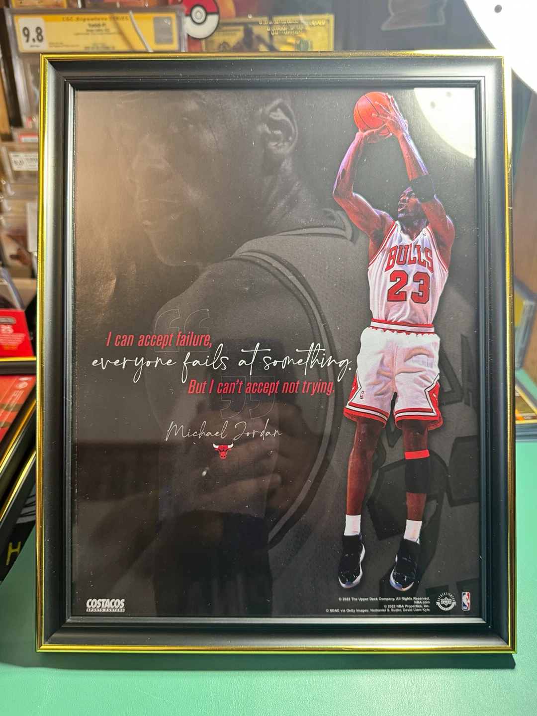 Michael Jordan Framed Motivational Quote Print - photo 3