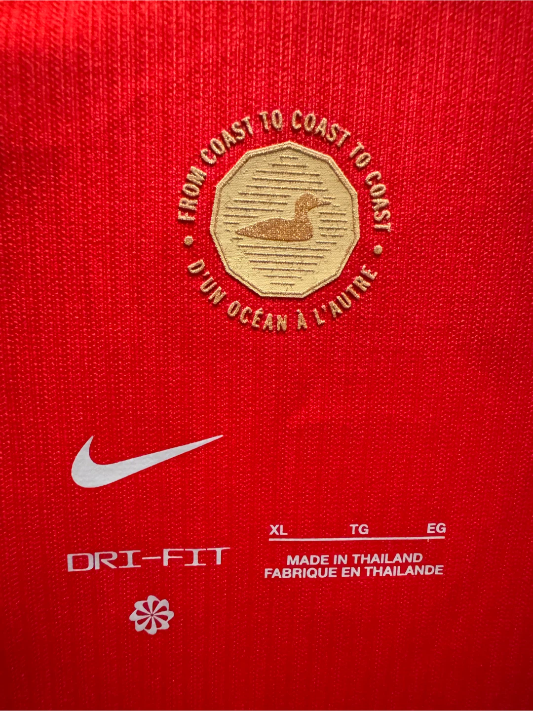 New Nike Canada Soccer Home Jersey XL - photo 4