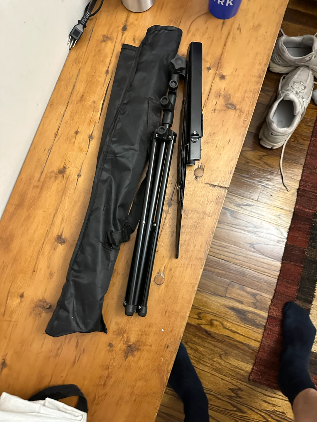 Black Music Stand with Carrying Bag - photo 2