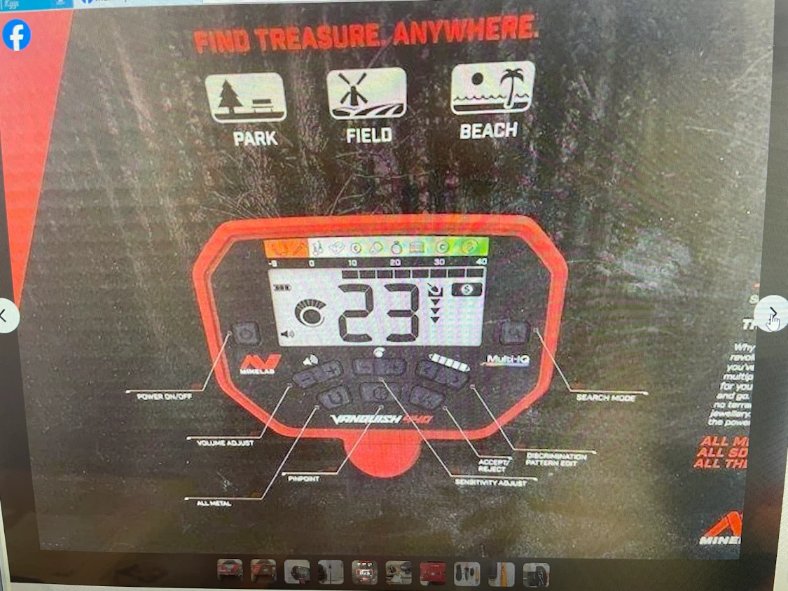 Metal detector. Minelab Vanquish 440.  -Box, Accessories+. - photo 4