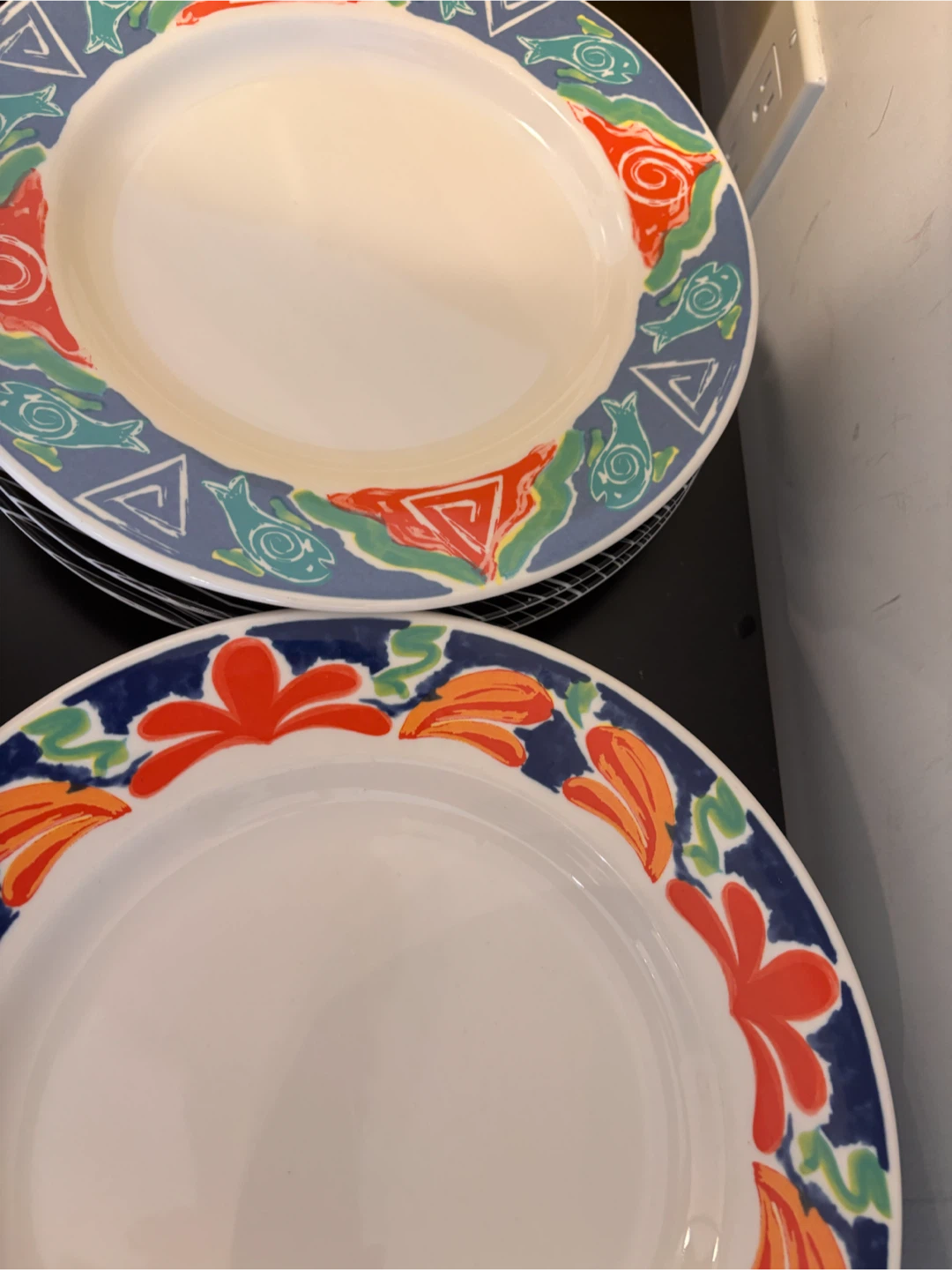 Set of Decorative Dinner Plates- 5