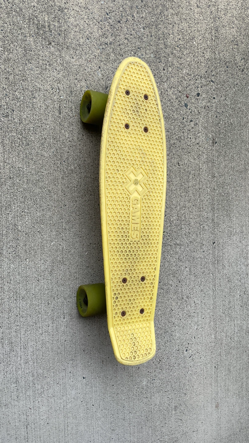 X-Games Yellow Skateboard