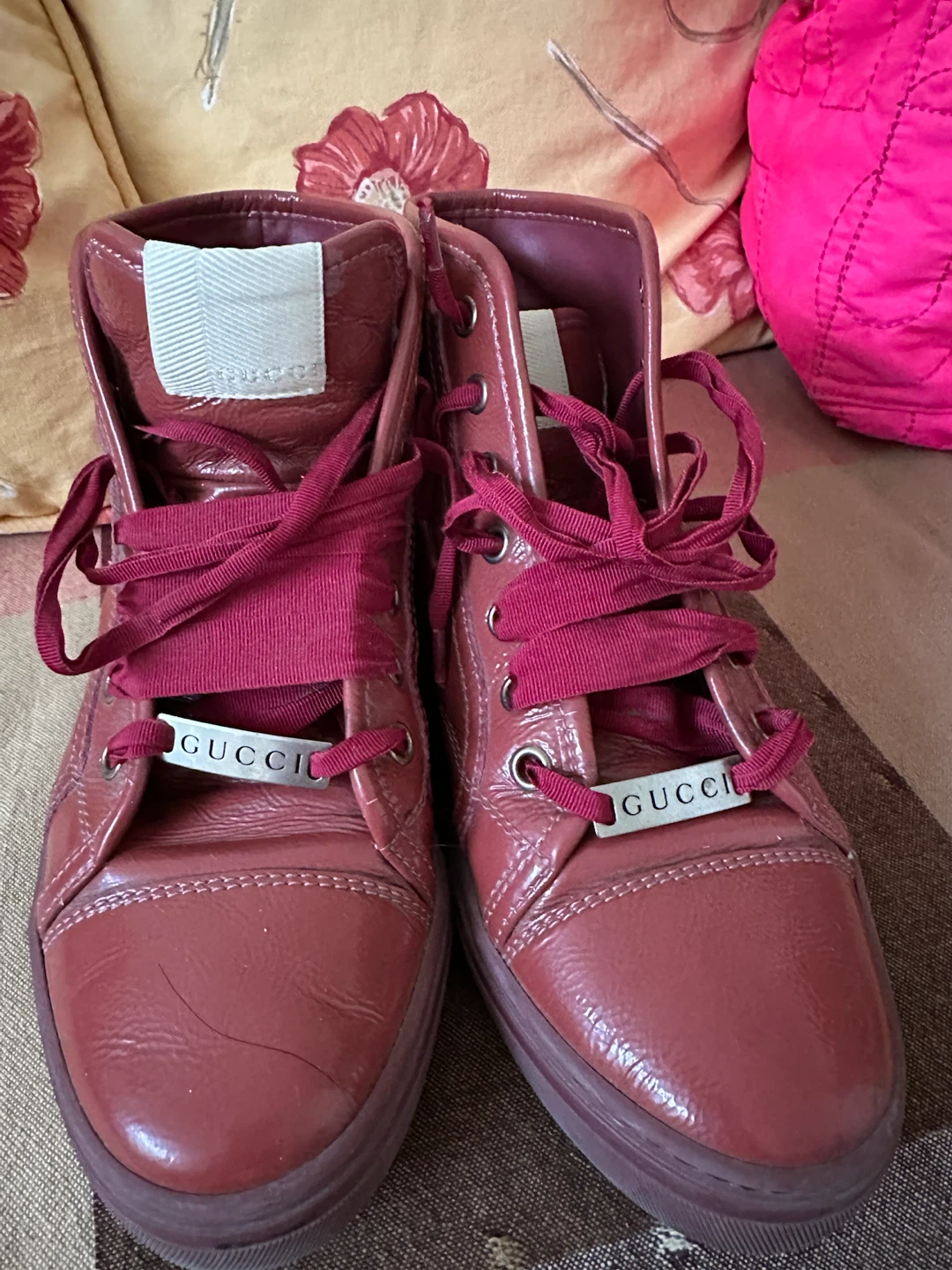 Authentic Gucci High-Top Sneakers