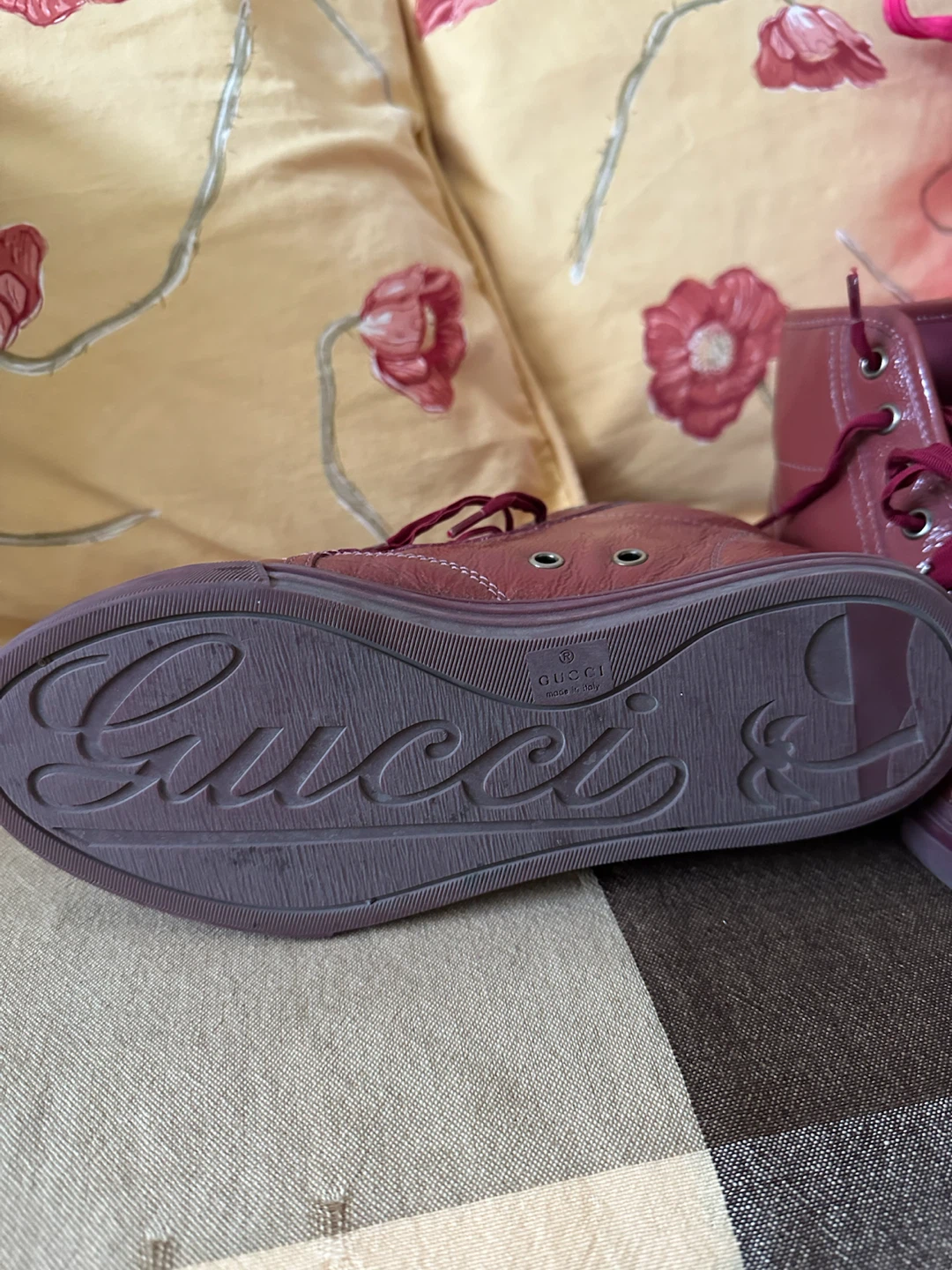 Authentic Gucci High-Top Sneakers - photo 3
