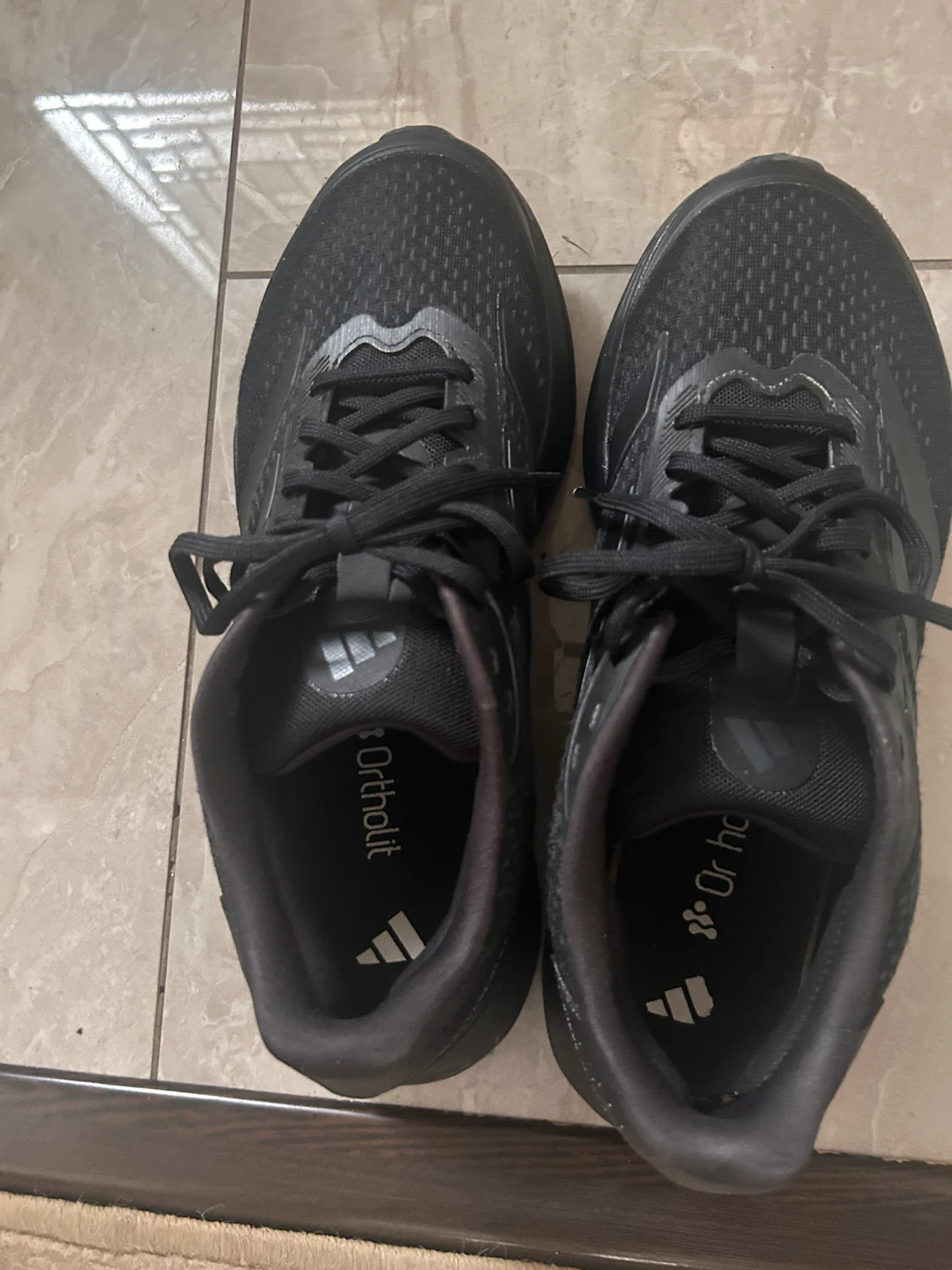 Men’s Adidas Running Shoes - Black size 10.5