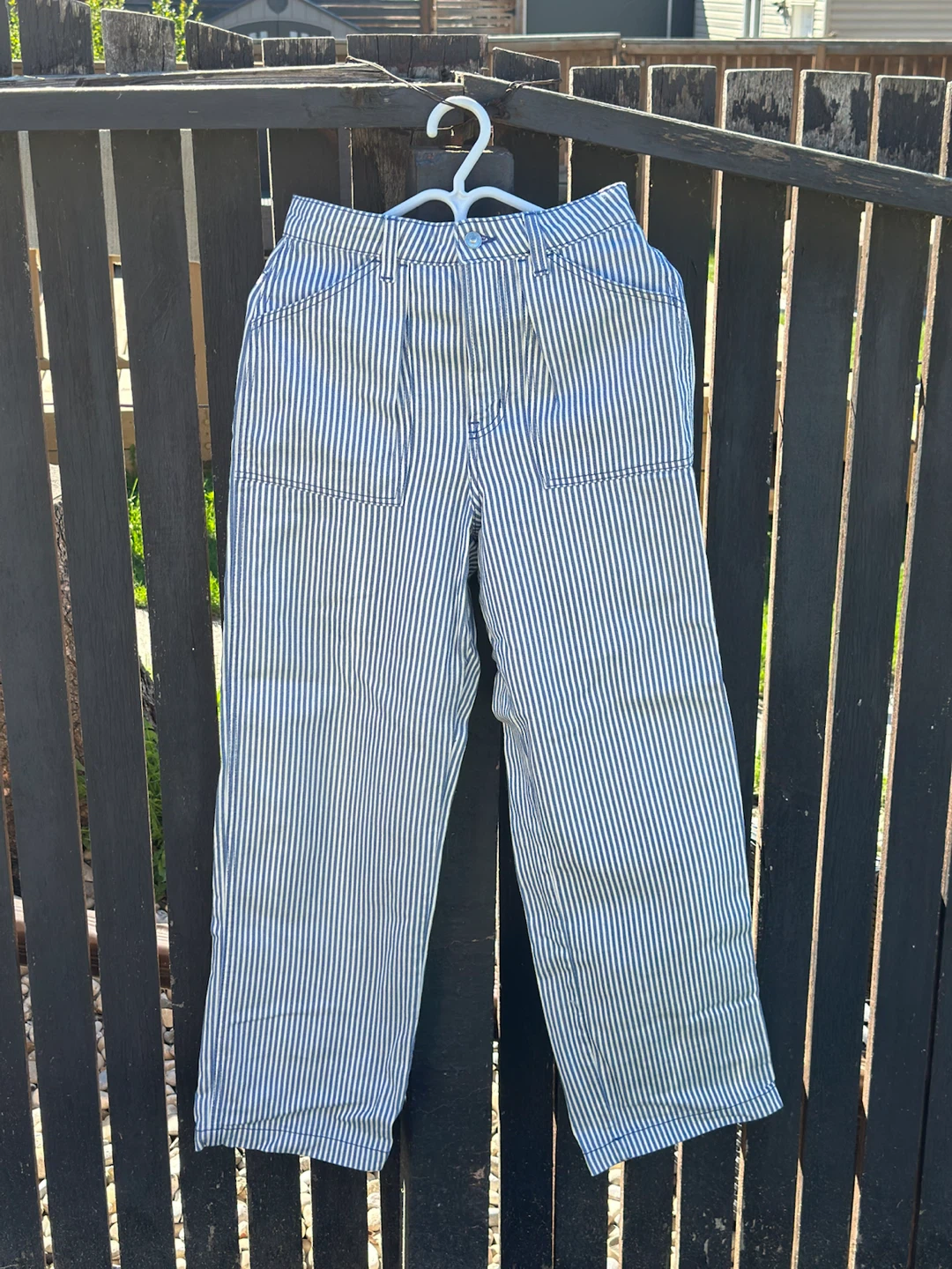 Hickory Stripe Denim Carpenter Pant