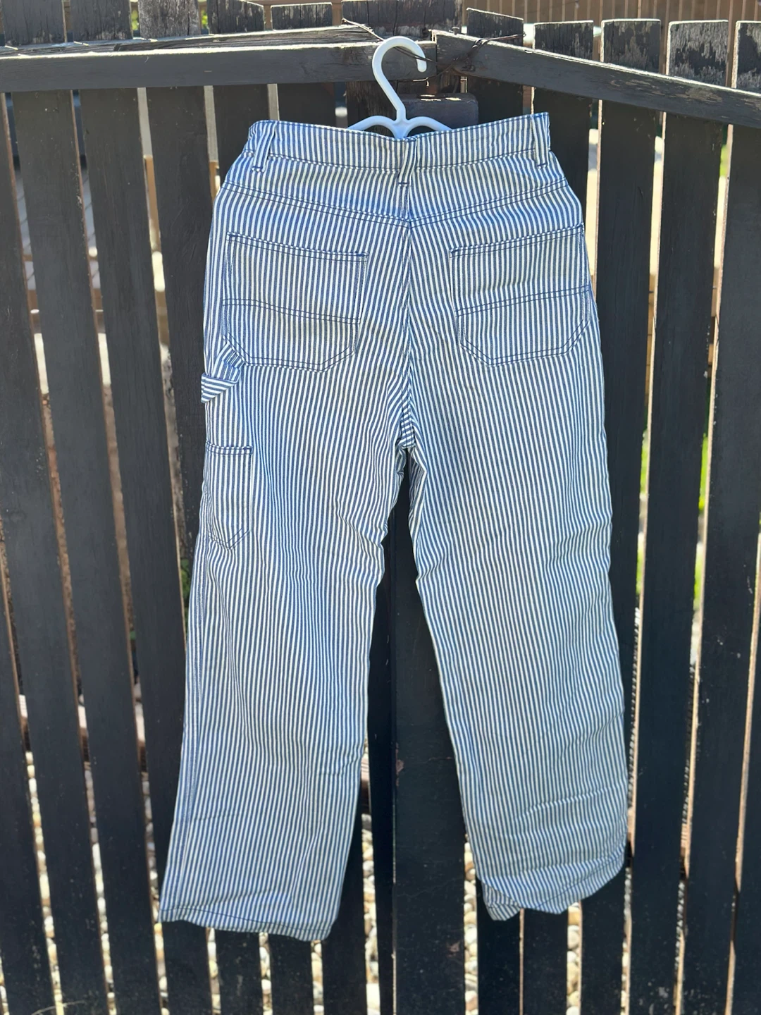 Hickory Stripe Denim Carpenter Pant - photo 2
