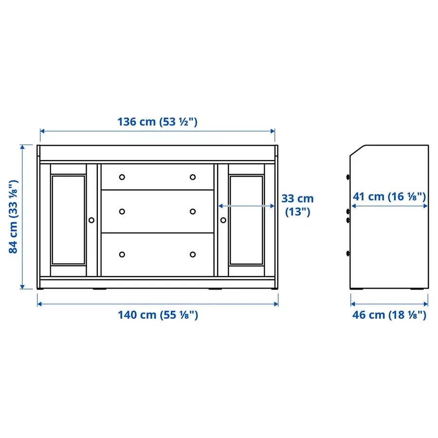 IKEA HAUNGA Sideboard white - photo 2