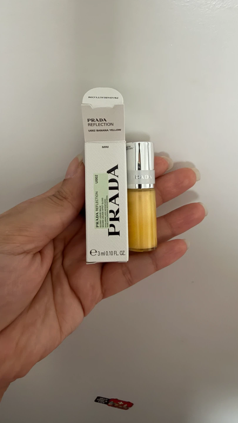 Prada Reflection Lip Gloss Banana Yellow Mini 3ml