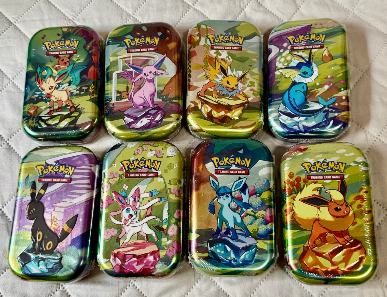 Pokemon Trading Card Game Collectible Tins - Lot of 8 - photo 2