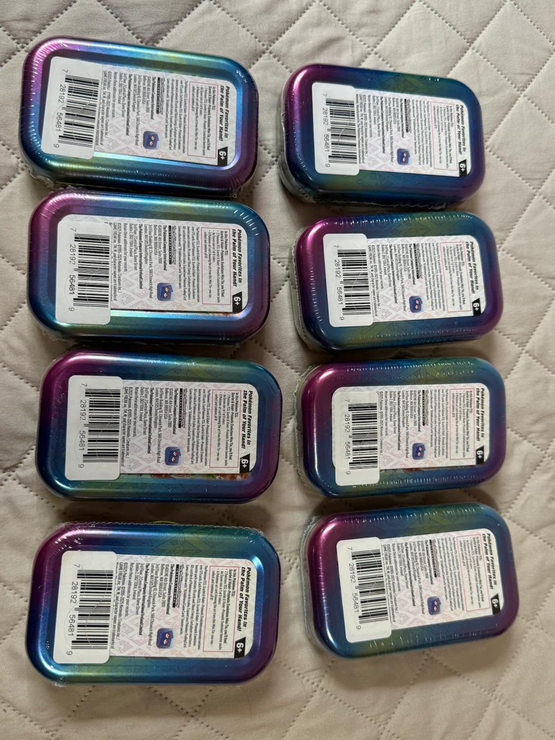 Pokemon Trading Card Game Collectible Tins - Lot of 8 - photo 3