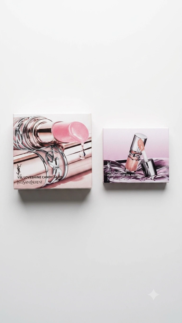 YSL Yves Saint Laurent Loveshine Candy Glow & Lip Oil Gloss Set
