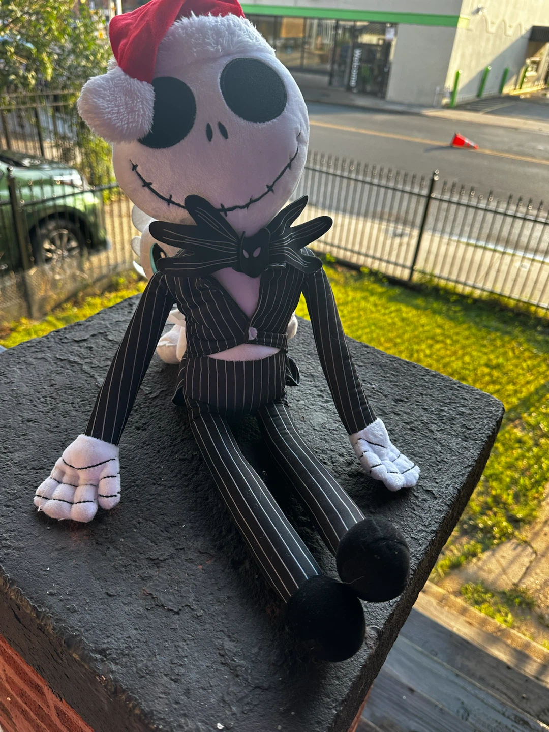 Jack Skellington Plush Toy with Santa Hat - photo 2