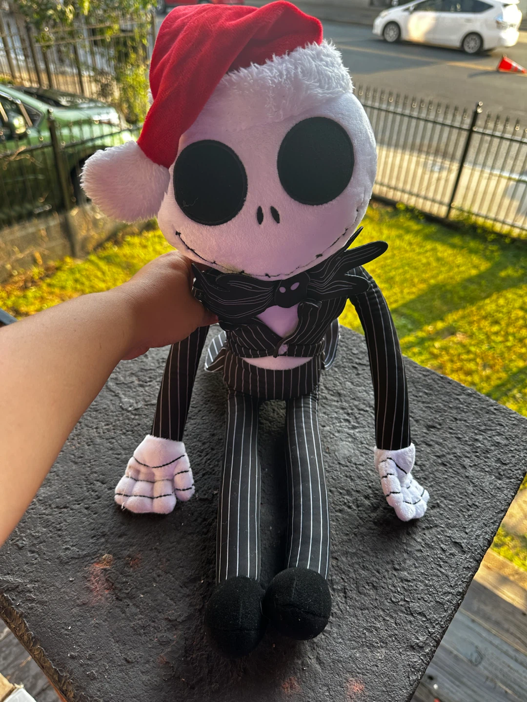 Jack Skellington Plush Toy with Santa Hat - photo 3