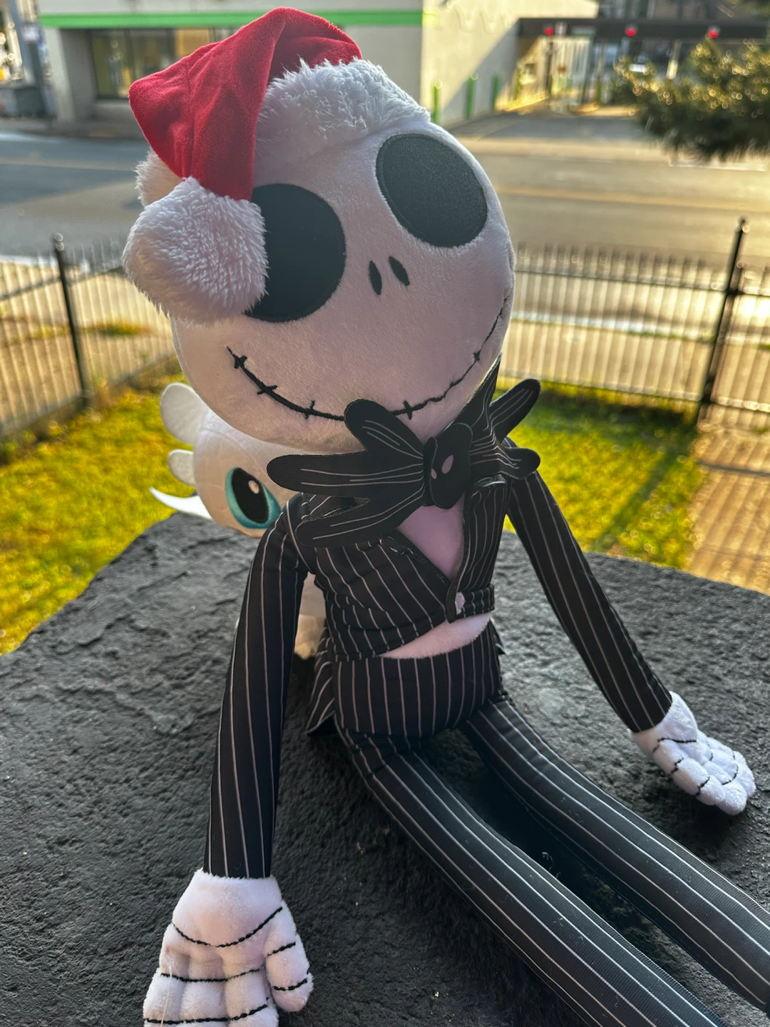 Jack Skellington Plush Toy with Santa Hat - photo 4
