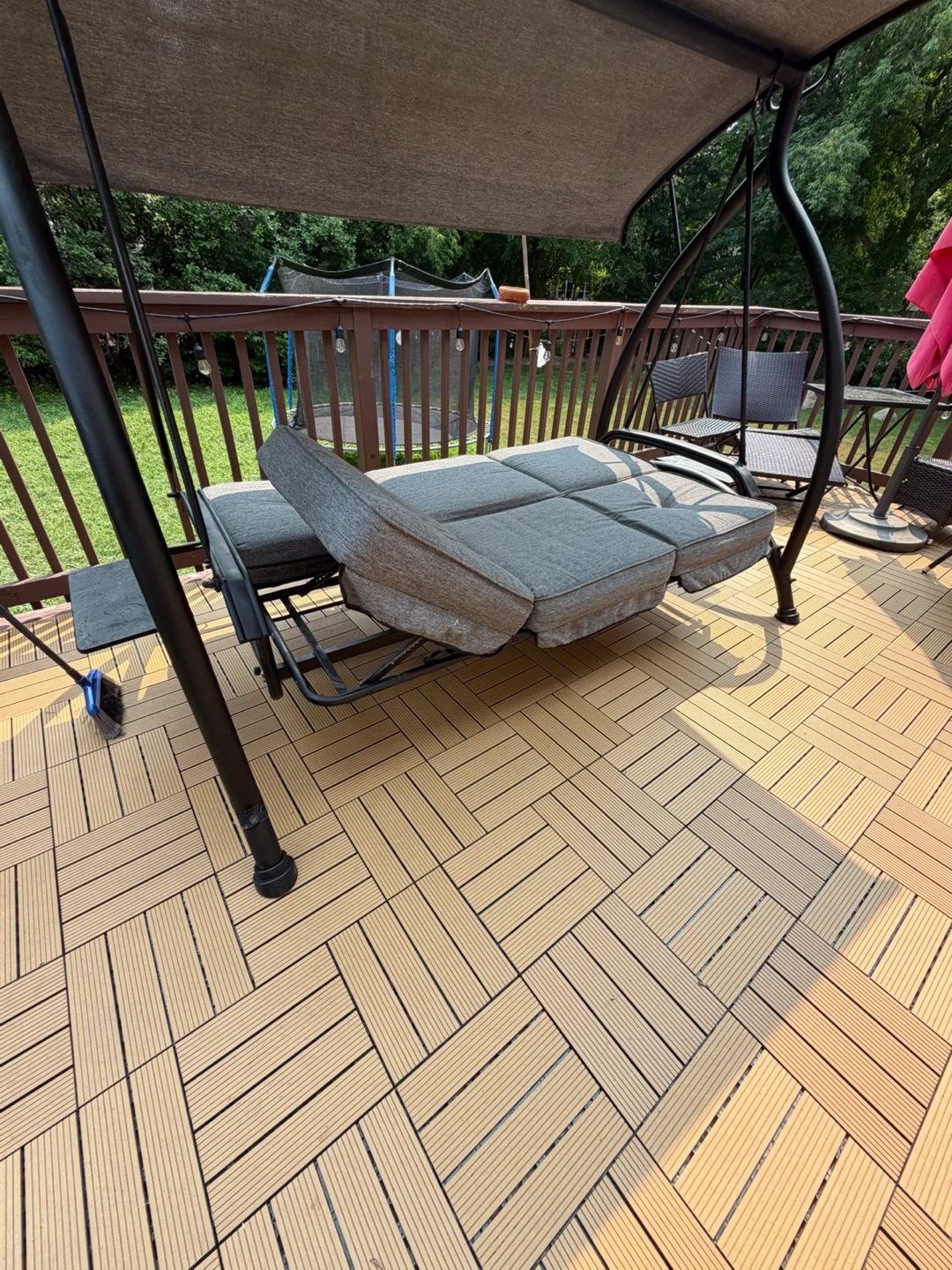 Outdoor Swing Chair with Canopy costco - photo 5