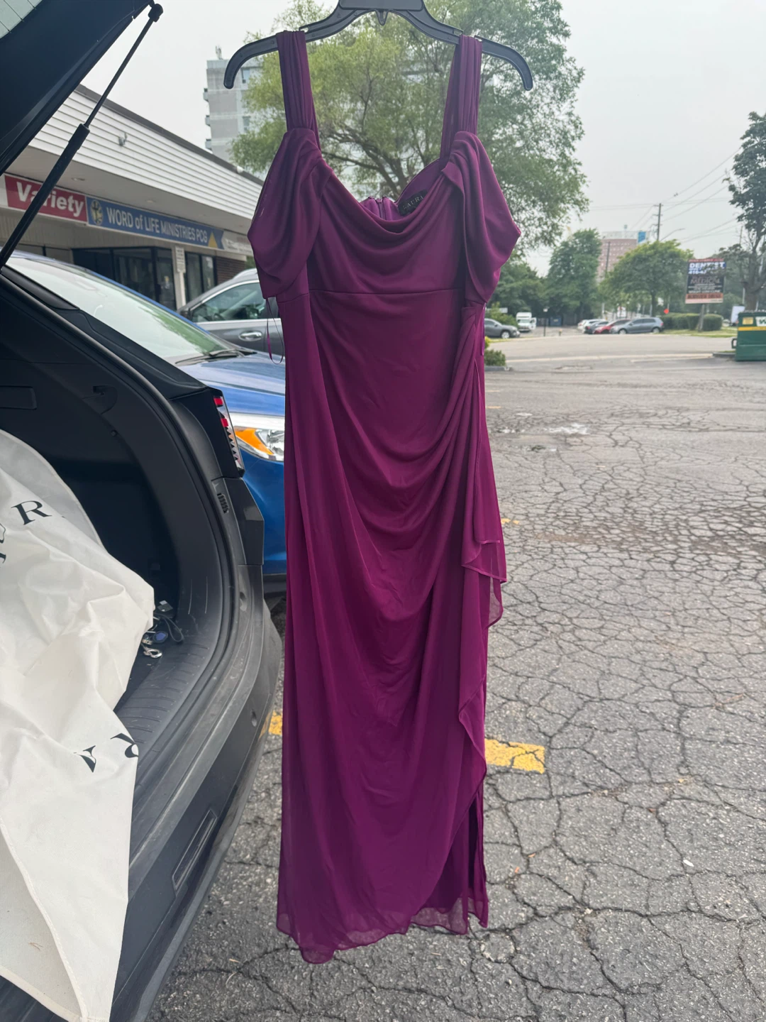 Laura Purple Dress Size 12 - photo 2