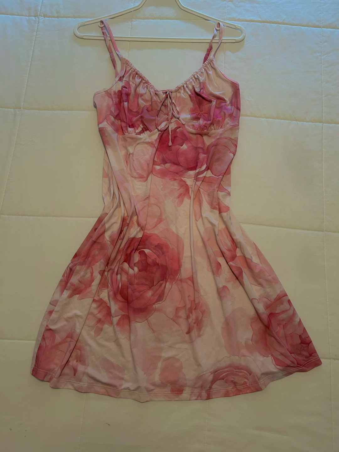 La Vie en Rose Pink Floral Slip Dress