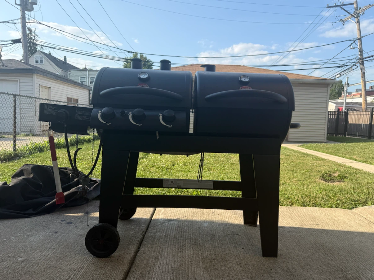 Char-Griller Duo Grill - Propane Gas and Charcoal Combo