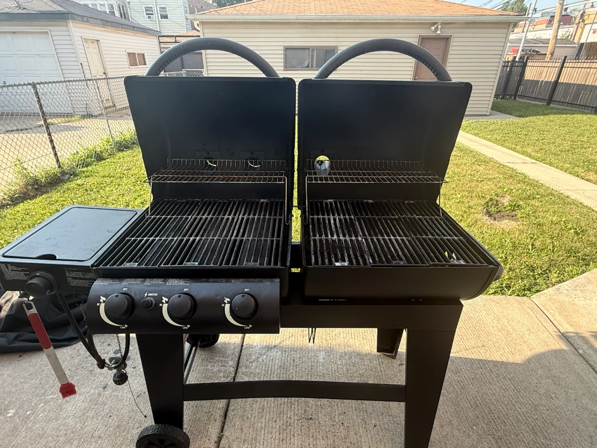 Char-Griller Duo Grill - Propane Gas and Charcoal Combo - photo 3