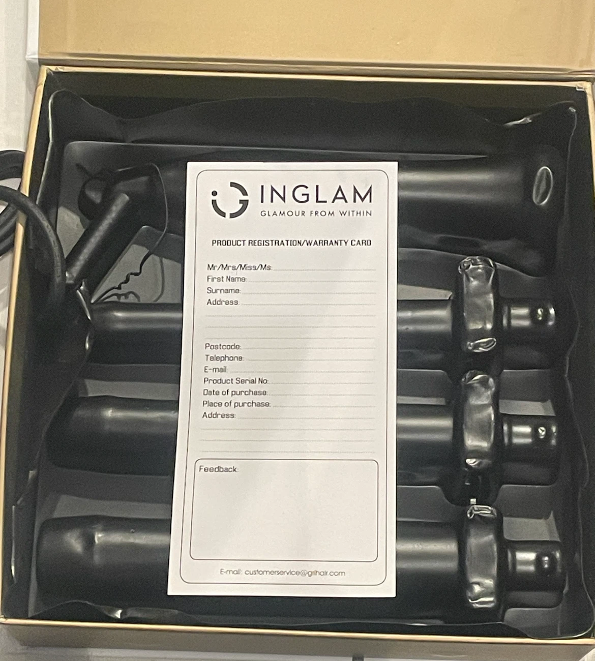 InGlam 3-in-1 Professional Curl Designer Styling Iron - photo 2