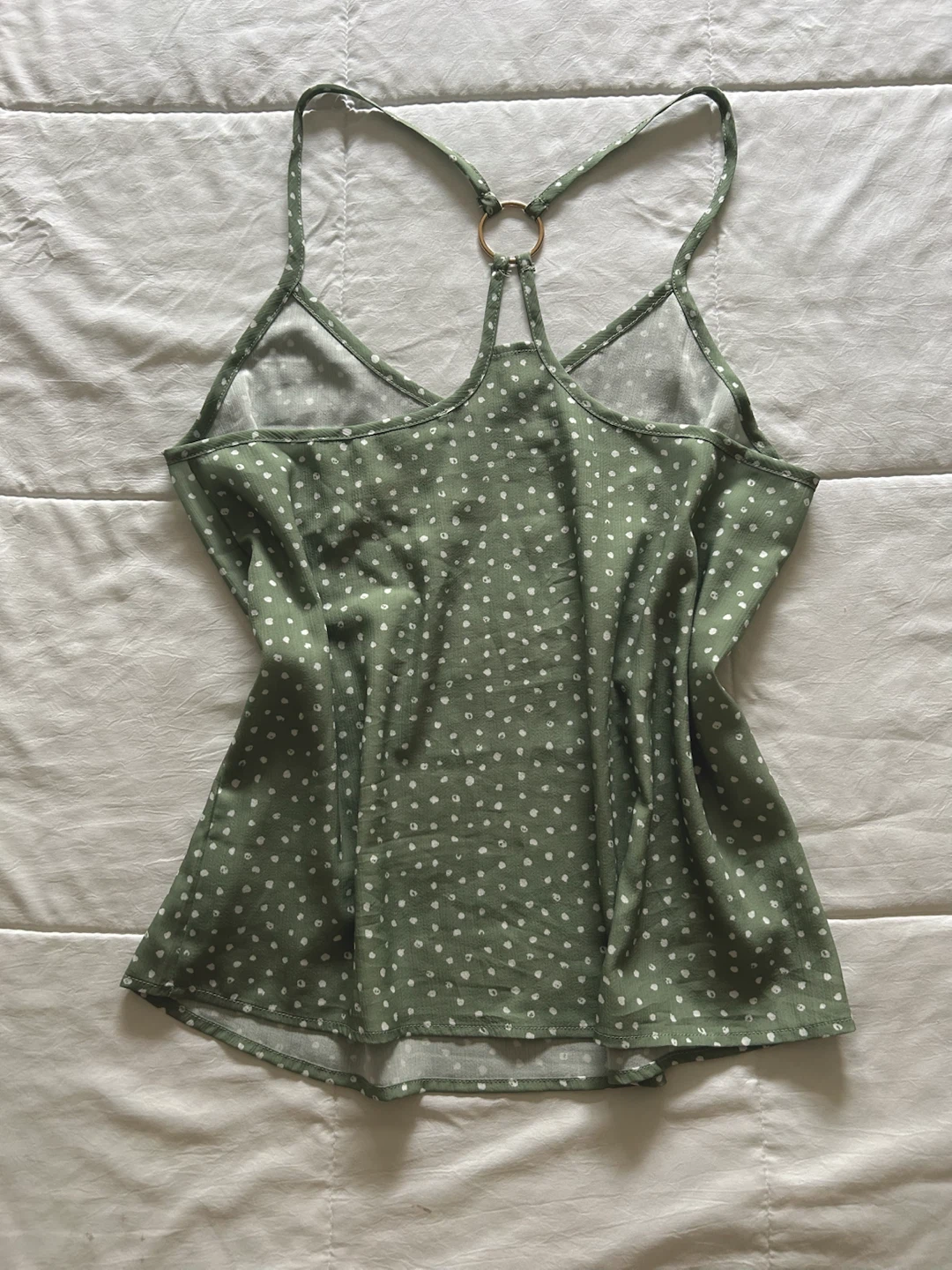 Pink Martini Green Polka Dot Cami Top - photo 2