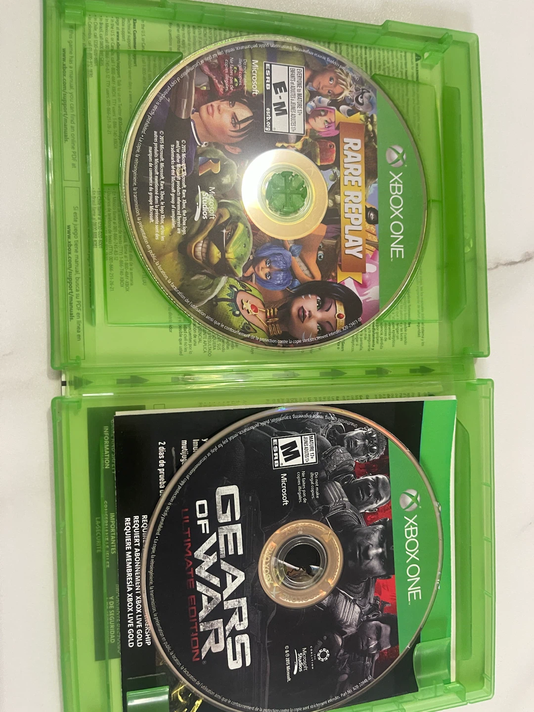 Xbox One Gears of War Ultimate Edition & Rare Replay Game Bundle - photo 4
