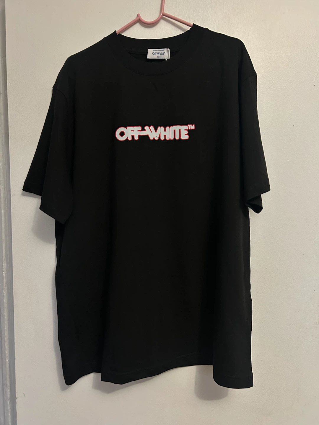 OFF-WHITE Black Logo T-Shirt XXL