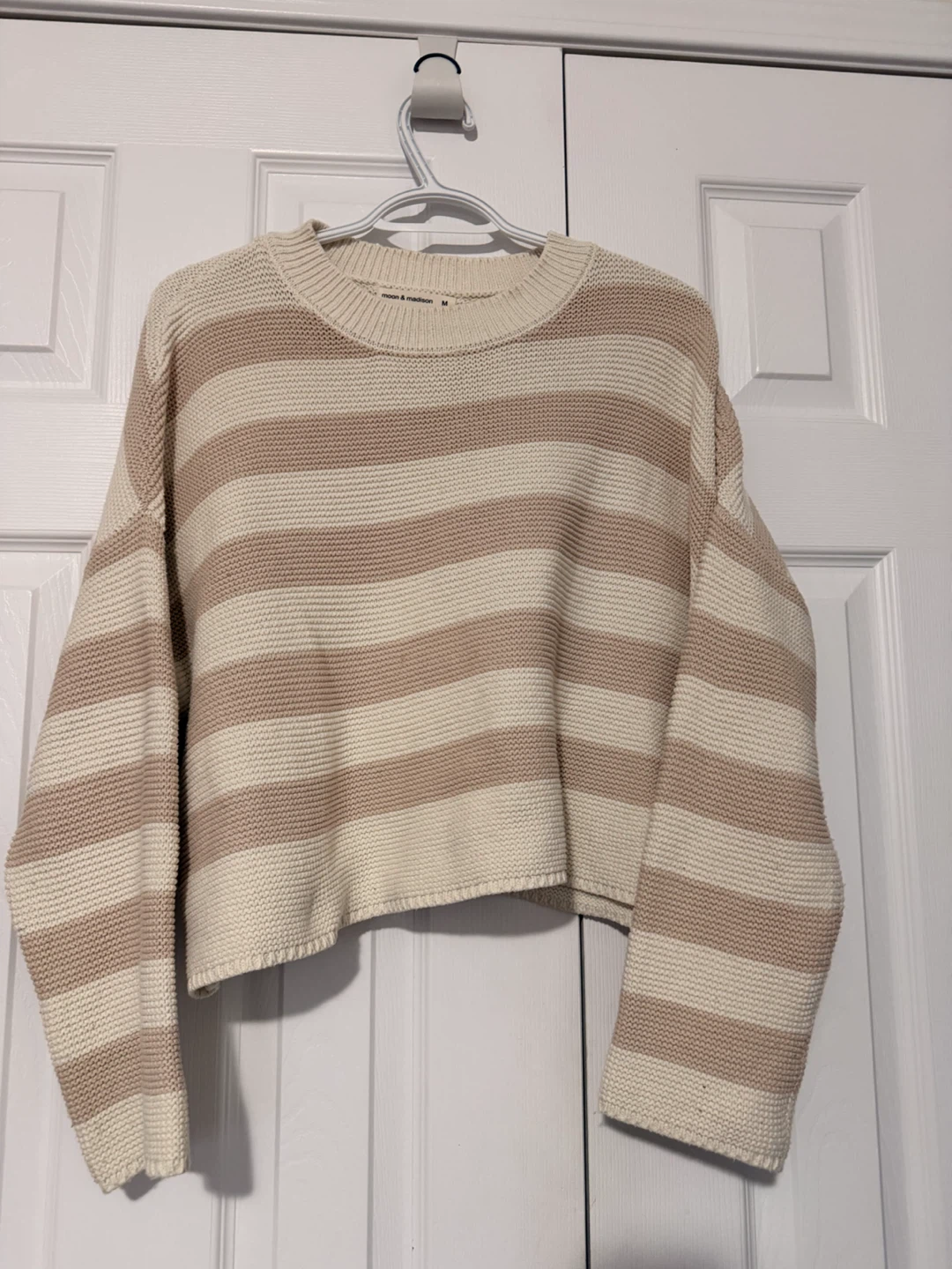 Moon & Madison Striped Sweater medium