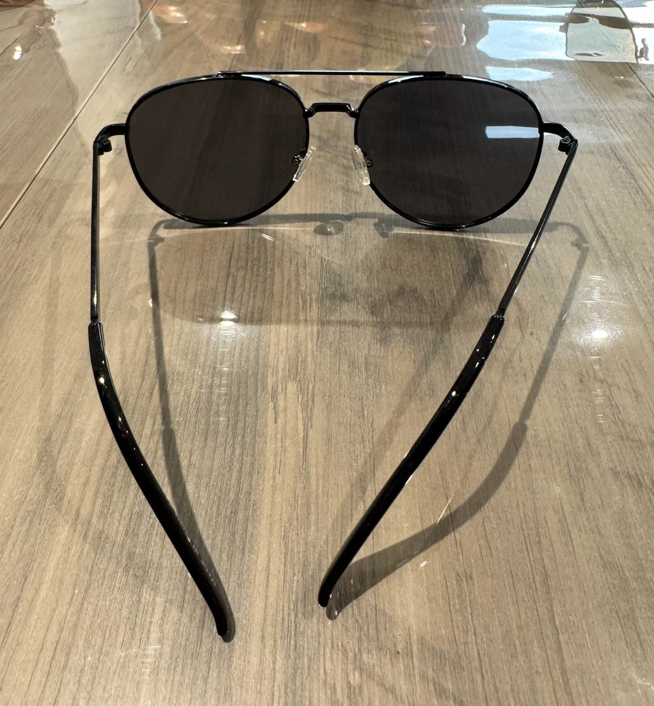 Black Aviator Sunglasses - photo 2