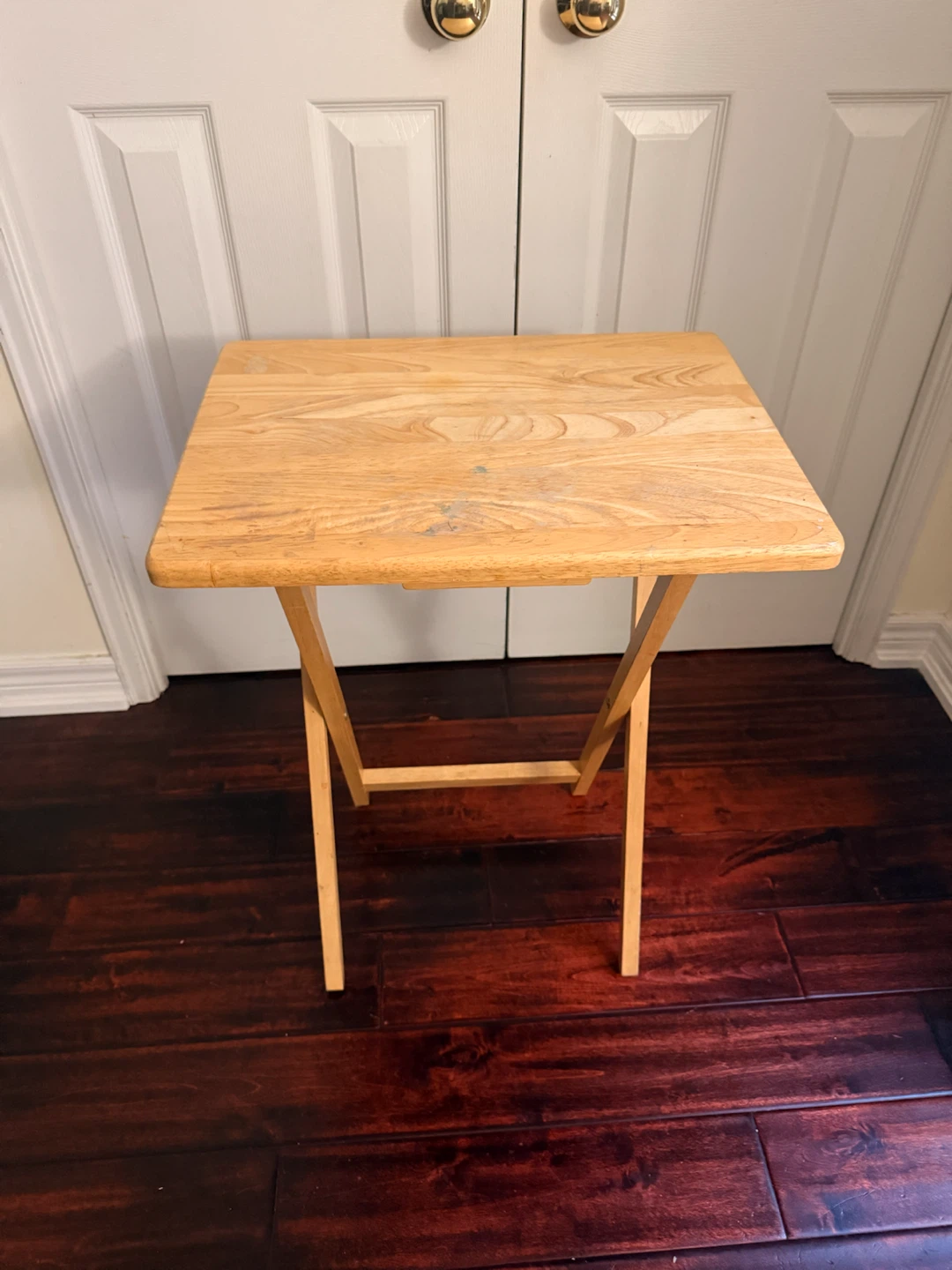 Wooden Folding Tray Table - photo 2