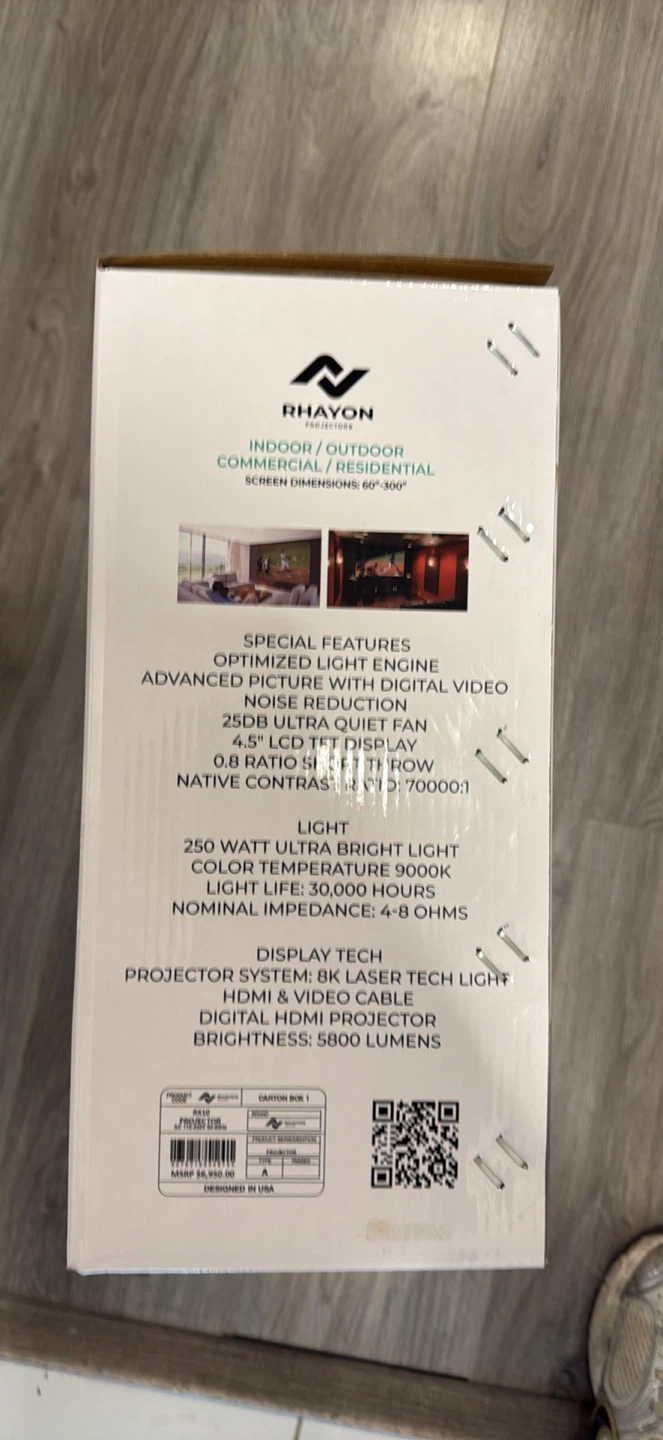 Rhayon RX10 8K Laser Tech Light Projector - photo 3