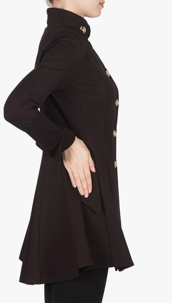 Joseph Ribkoff Size 10 Black Military Buttoned Jacket🧥 - photo 2