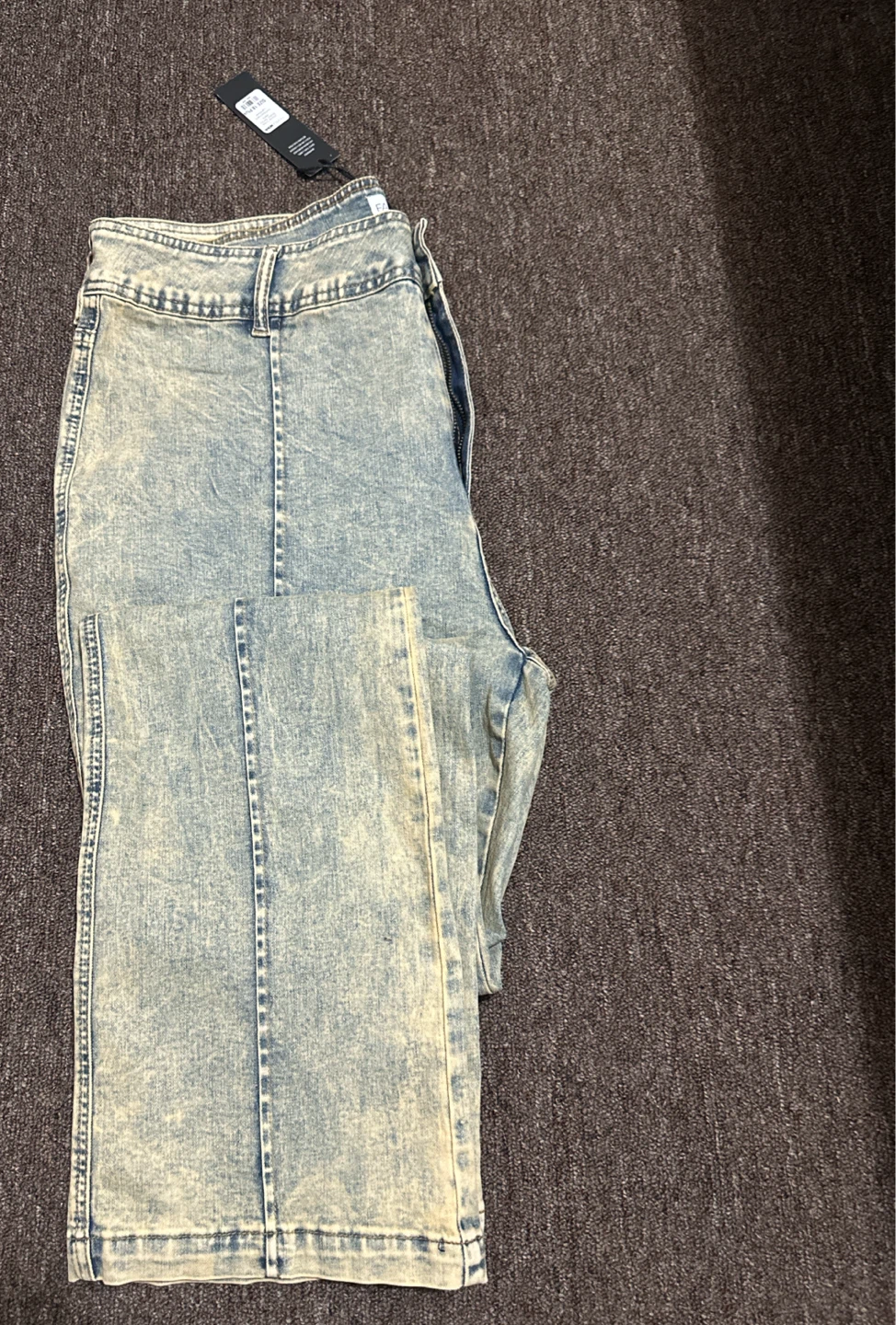 Plus sized Fashion Nova Denim Jacket and Pants Set - photo 3