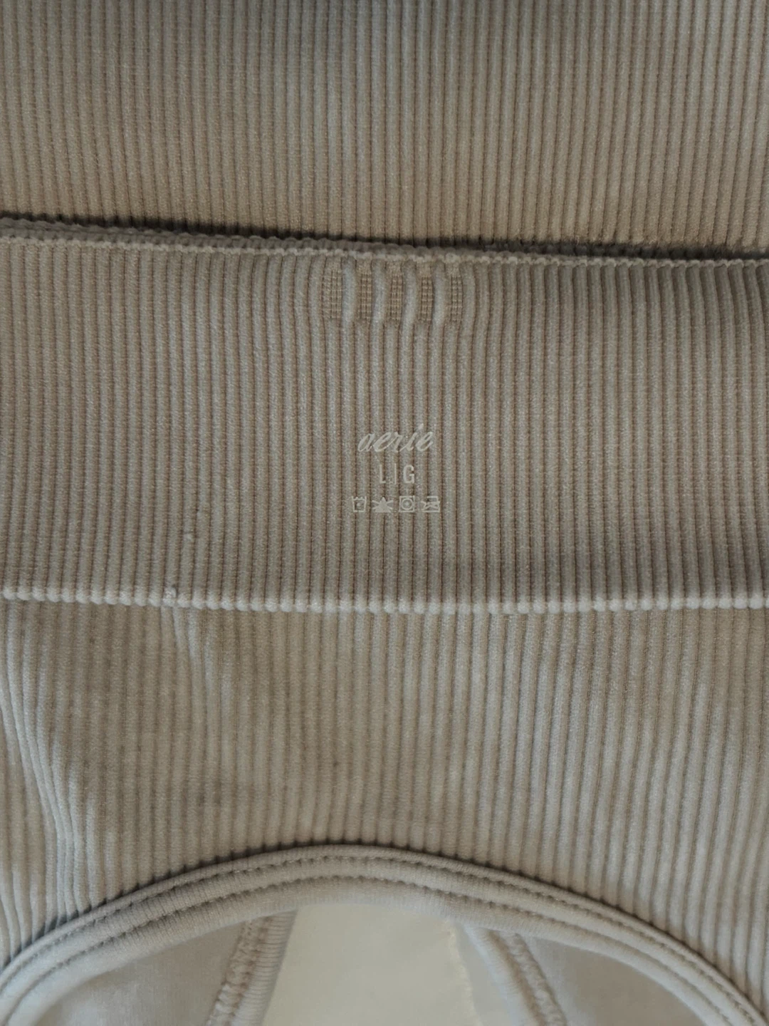 Aerie ribbed crop top with gold detail - photo 4