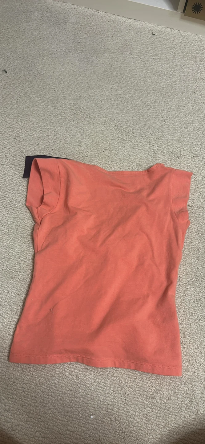 Brandy Melville Coral V-Neck Top - photo 4