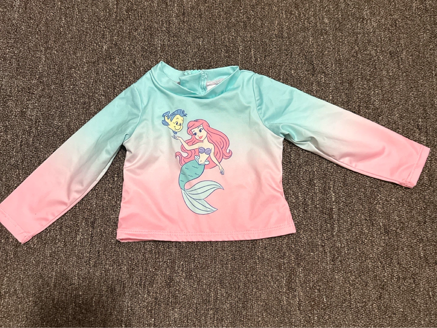 Disney Little Mermaid Swimsuit and Hat Set - photo 2