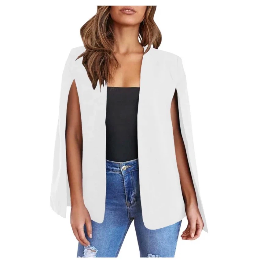 White Cape Blazer