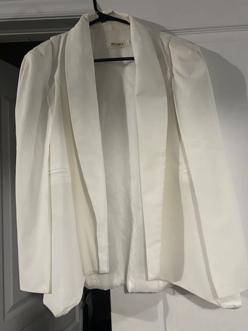 White Cape Blazer - photo 4